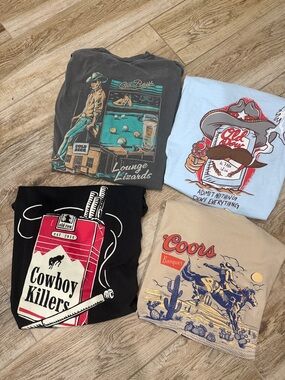 Old row men’s cowboy shirt bundle